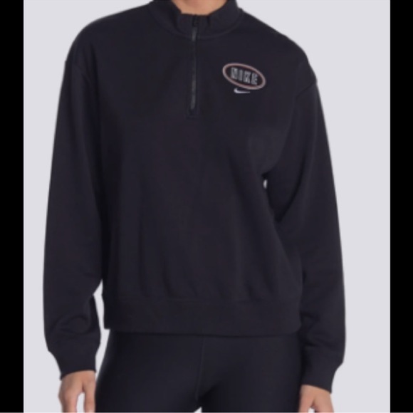 NWT Nike Varsity quarter zip pullover sweater size Small - Picture 1 of 11